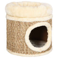 Casita para gatos con cama y rascador de hierba marina – Nubo Pet (foto 2)