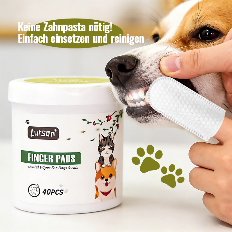 Toallitas dentales de dedo para perros y gatos – Nubo Pet