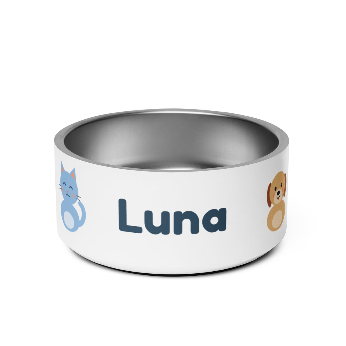 Comedero personalizado con nombre de mascota y personajes Nubo y Canela – Nubo Pet (foto 14)