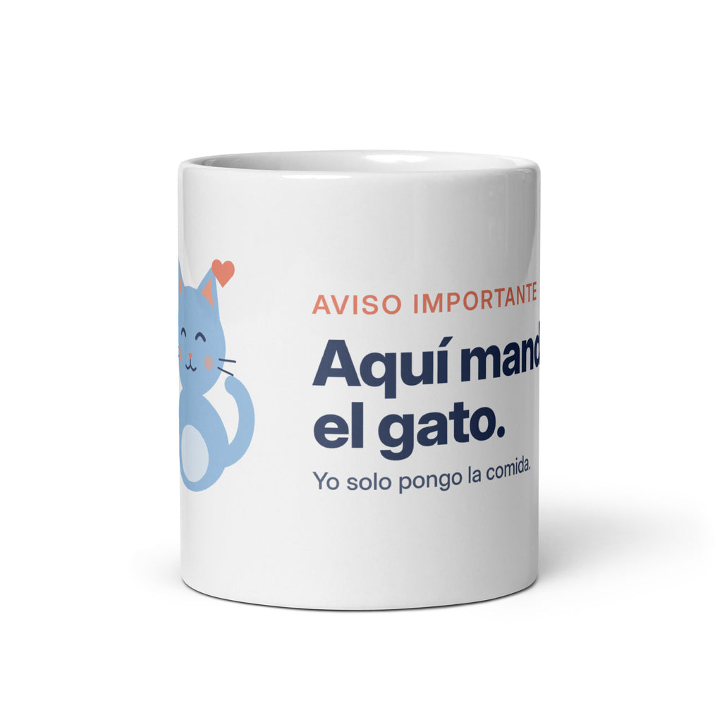 Taza «Aquí manda el gato» – Nubo Pet (foto 3)