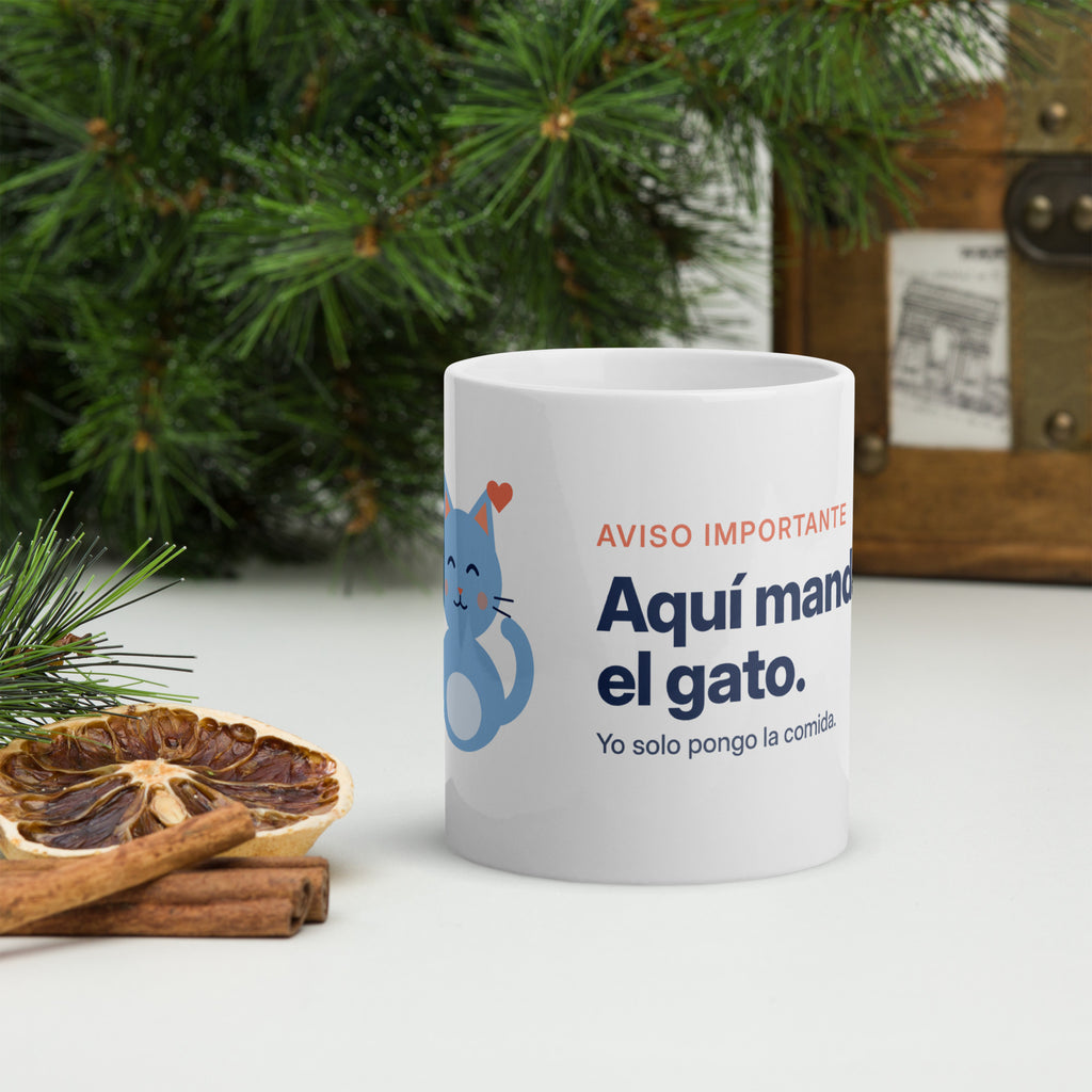 Taza «Aquí manda el gato» – Nubo Pet (foto 12)